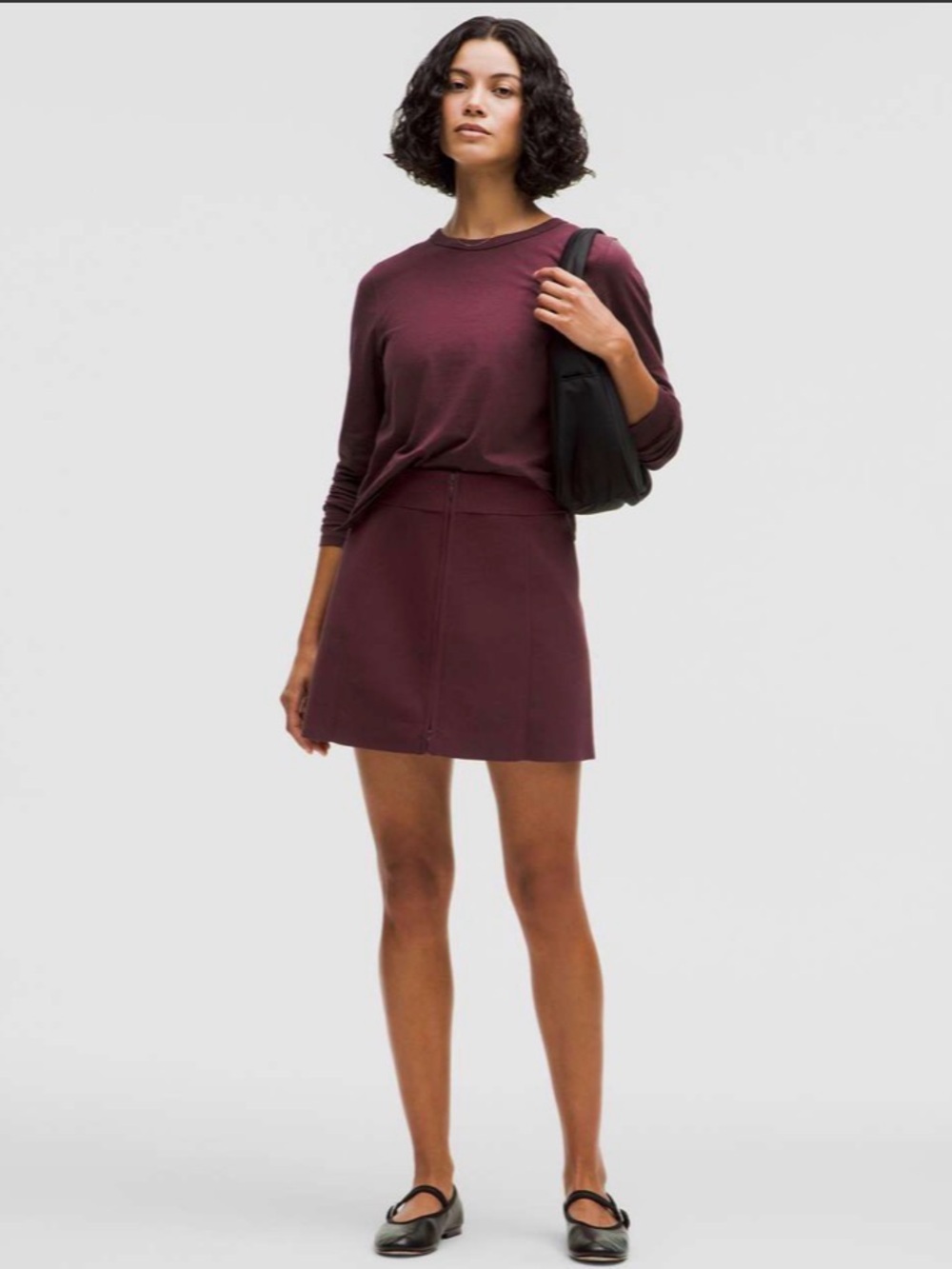 Lululemon ribbed knit mini skirt